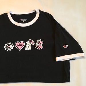 I Love Boobies Champion XL Shirt